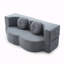 Causeuse de plancher et futon-855871733