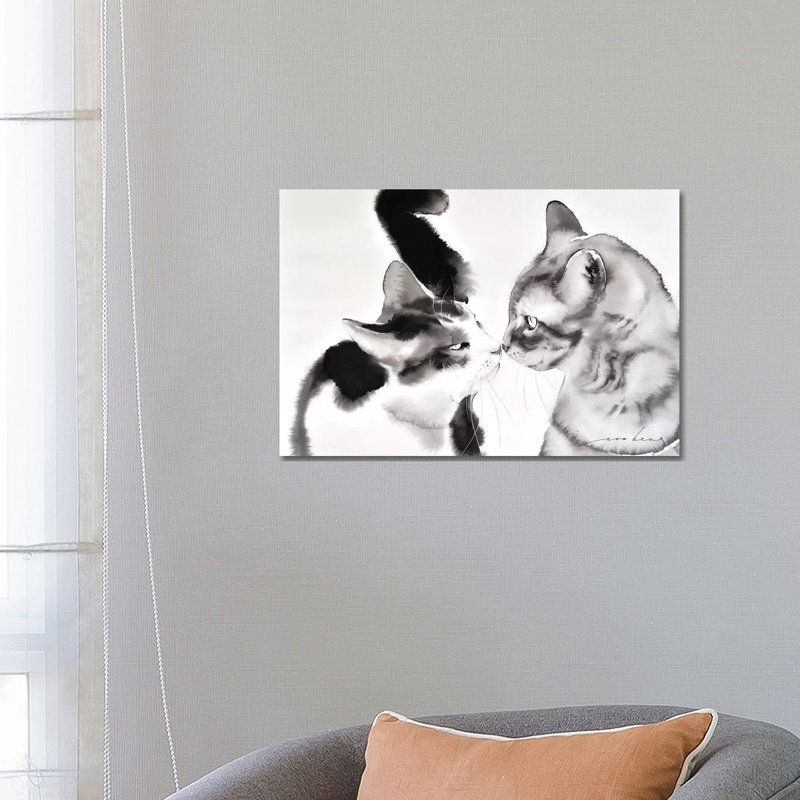 Love Greeting by Soo Beng Lim - Wrapped Canvas Gallery-Wrapped Canvas Giclée, 20.32 cm H x 30.48 cm W