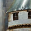 « town of tourelles », peinture sur toile