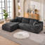 Boneless 106" W Configurable Compression Sectional Sofa With L-Shape Chaise-1676123739-1676124069