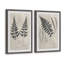 « rétro diptych, étude d’art », ensemble de 2 reproductions d’impressions encadrées-30521196
