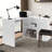 Selena L-Shaped Computer Desk With 4 Storage-529079443