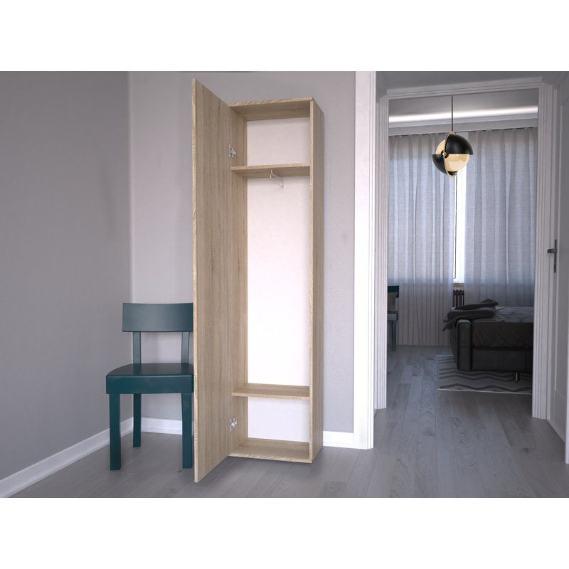 Hyland 1 Door Laminate Wardrobe, Sonoma Oak