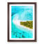 Paradise Island - Single Picture Frame Print on MDF-56862863-56862870
