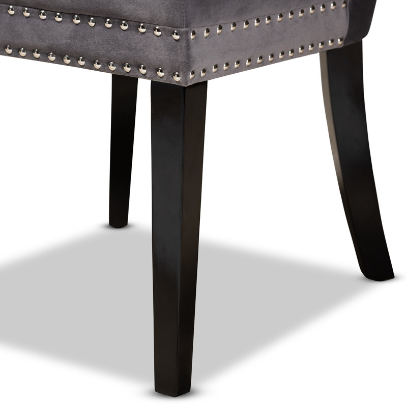 Buei Upholstered Dining Chair, Grey