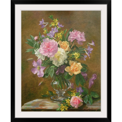 «Alexica Vase of Flowers» par Albert Williams, reproduction d'art