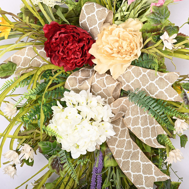 Fausse pivoine et hortensia