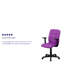 Chaise de bureau pivotante en vinyle Bonavant-100667719-100667724