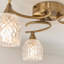 Minden Glass Semi Flush Mount-10986713