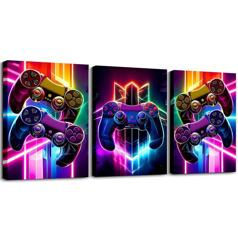 3 Piece Wrapped Canvas Wall Art