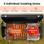 Barbecue portatif au propane 2-en-1 Costway