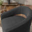 Fauteuil demi-tonneau pivotant de 27 po Makia-91326575
