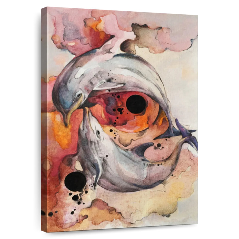 Hardie Dolphin Couple, 24" H x 16" W