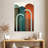 Avery Mid-Century Arches Teal Orange II-108371504