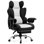 Big And Tall Gaming Chair With Pocket Spring Lumbar Support, Ergonomic Office Chair With Footrest, Executive Desk Chair With Outward Fixed Soft Armrests, Computer Chair With High Back