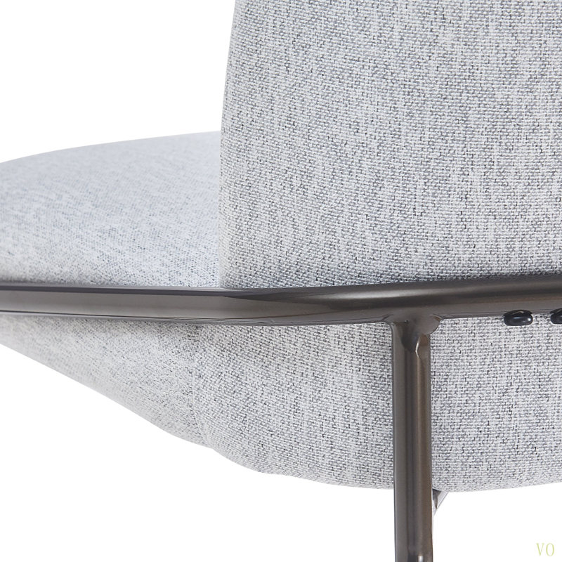 Ensemble de 2 tabourets de bar Galen, Gris
