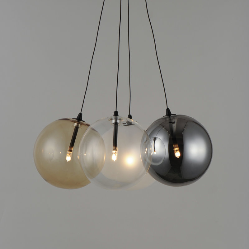 Celica 4 - Light Cluster Pendant, Black