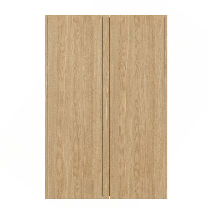 Combinaison d'armoire murale avec portes à fermeture douce pour salle de bain, Chêne