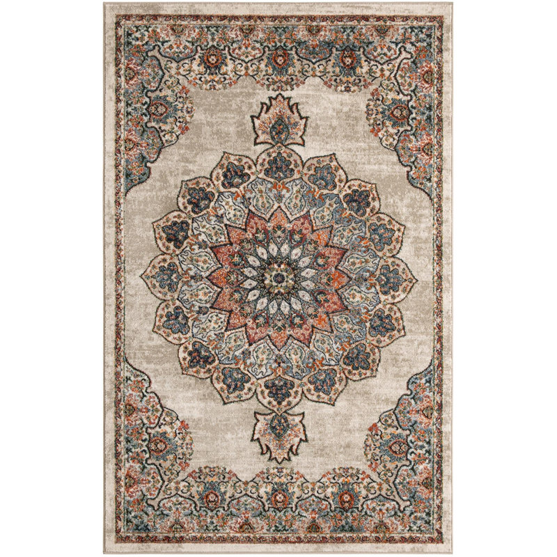 Tasharra Rug, Rectangle 5'1" x 8', Beige