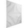 Falkirk Ross 19.7" X 19.7" Abstract 3D Wall Panel In White