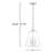 3 - Light Dimmable Bell Chandelier