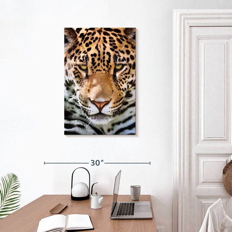 Brampt Frowning Jaguar, 30" H x 20" W