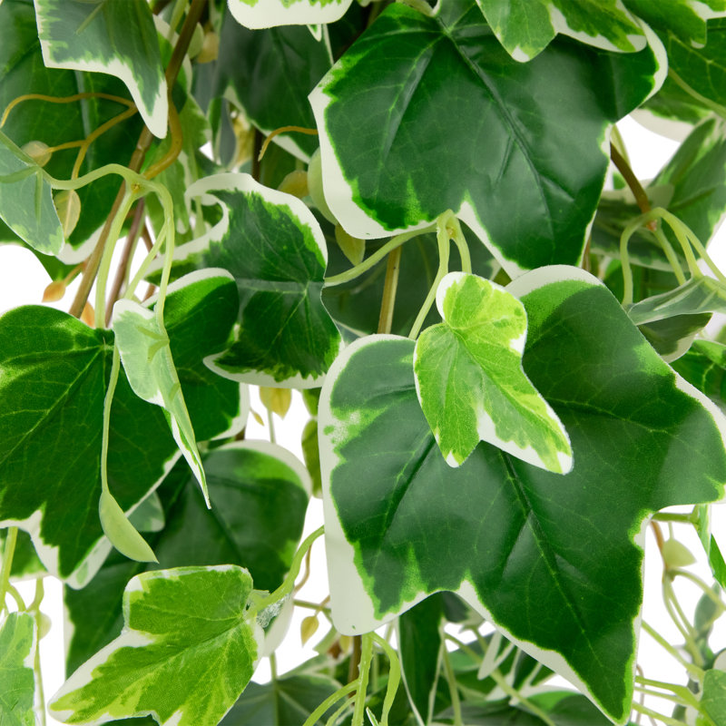 Buisson floral vert et blanc, H 31,5 po x l 12 po x P 10 po