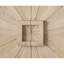 Armoire d'appoint en bois 60 "avec portes Sunburst et tablettes réglables Nickolas-114286381
