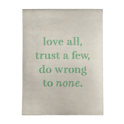 Quotes Chenille Indoor Rug