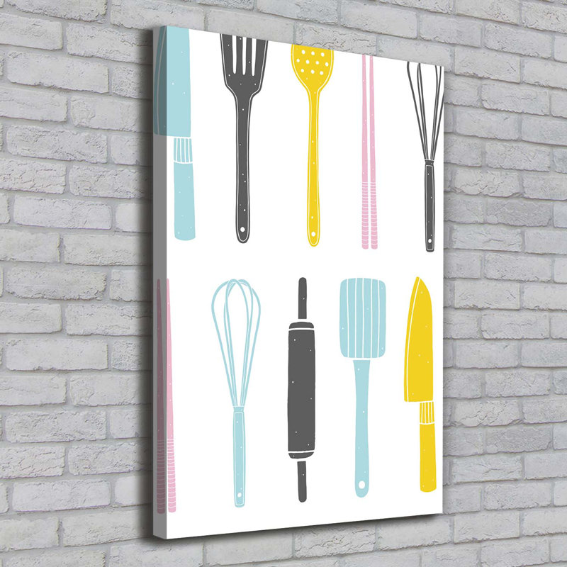 Kitchen Tools - Wrapped Canvas Print