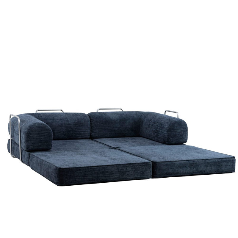Upholstered Daybed, Dark Blue