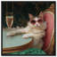 «Kitty Glam Drink», impression sur toile par Art Remedy-118192798-118192800