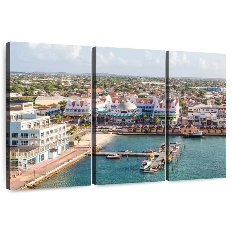 Gillard Oranjestad City View, H 32 po x l 50 po