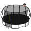 Trampoline d'extérieur robuste de 16 pi avec enceinte sécuritaire