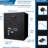 1.1 Cu Ft Steel Keypad Protected Safe, Black, Secure Valuables, 2 Pins Secured Valuables Box Storage, Steel, Pin Entries