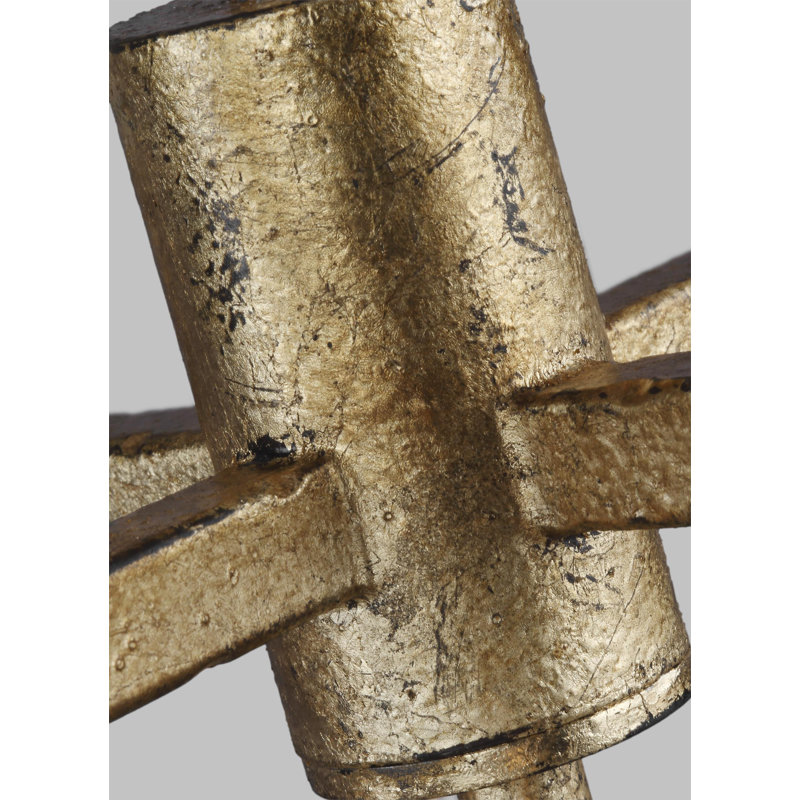 Thayer 8-Light Lantern Chandelier, Antique Gold