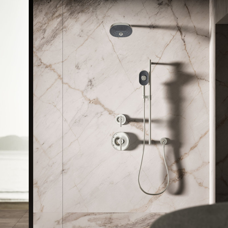 Statement 1.75 GPM Oval Multifunction Handshower With Katalyst Air-Induction Technology, Polished Nickel