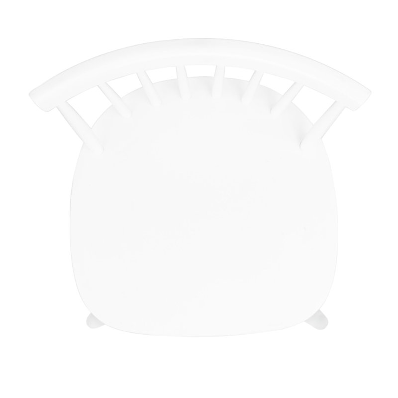 Solid Wood Counter Stool, White, Bar Stool (73.7cm Seat Height)