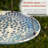 Aliyah-Lilly Glass Mosaic Birdbath