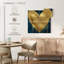 Hardie Big Hearted Gold sur fond sarcelle-109095708