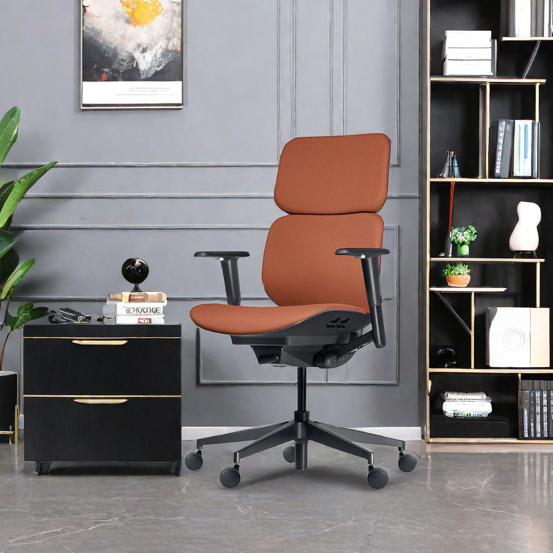 Task Chair, Brown Red