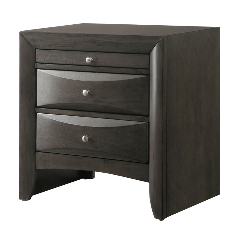 Tyshanna 25.63'' W Solid Wood Nightstand