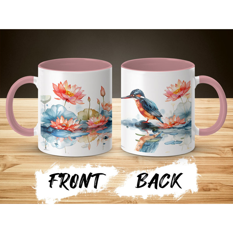 Ceramic Coffee Mug, Pink