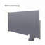 Auvent latéral rétractable pour écran de 138 po x 71 po, imperméable et résistant aux rayons UV (gris)