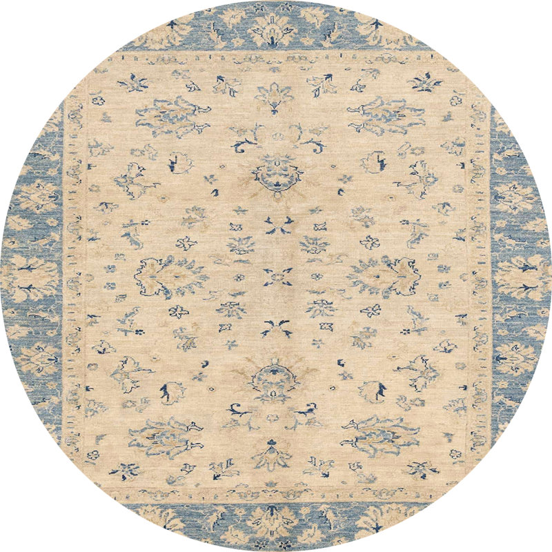 Abstract Indoor Rug, Round 3'