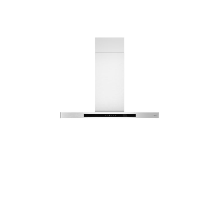 Designer Zephyr 30 in. Shell Only Wall Mount Range Hood with LED Lights in Stainless Steel