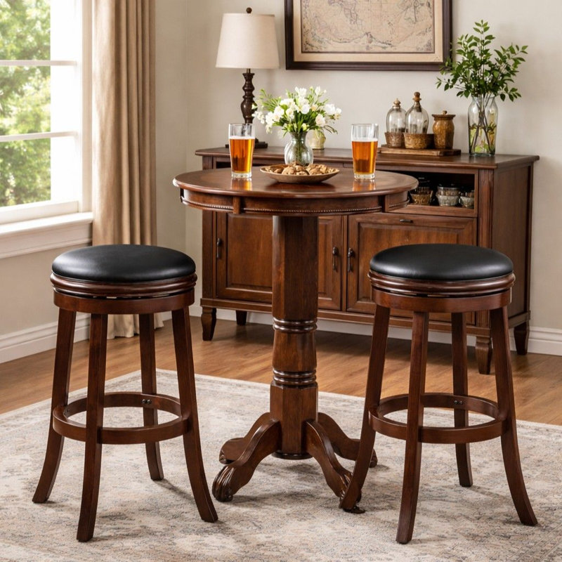 Tabouret de bar et de comptoir Westerberg, Cappuccino, Tabouret de bar (siège d'une hauteur de 29 po)