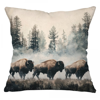 Coussin Bison Herd