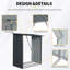 Support à bois d'extérieur 3 pi x 5 pi Meta-121497803