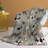 Cozy 50x60 Flannel Blanket - For Couch Bed Nursery Single Person Use